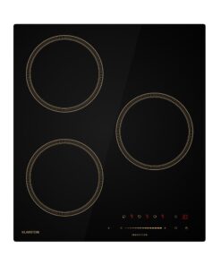 Klarstein Victoria indukciós főzőlap, 45 cm, 6 600 W, 3 főzőzóna, csúszka vezérlés, boost