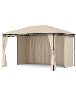 Blumfeldt Mondo 3x4 pavilon fémkerettel és 4 oldalfallal
