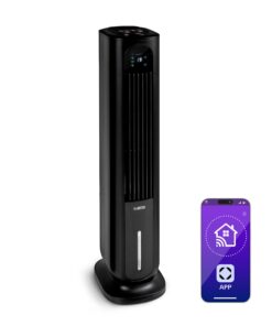 Klarstein Polar Tower Smart, ventilátor, léghűtő, 7L, 85W, távirányító, 5x hűtődoboz