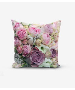 Roses pamutkeverék párnahuzat, 45 x 45 cm - Minimalist Cushion Covers