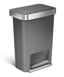 Pedálos műanyag szemetes 45 l - simplehuman
