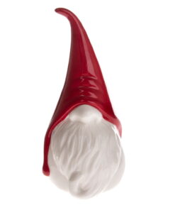 Porcelán karácsonyi dekoráció LED fénnyel, 15 cm - Dakls