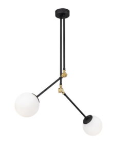 Froso fekete fém függőlámpa - Opviq lights