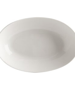 Basic fehér porcelán mélytányér, 25 x 17 cm - Maxwell & Williams