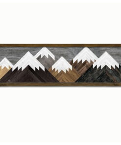 Mountains fali kép, 120 x 35 cm