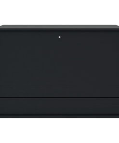 Fekete bortartó szekrény 89x61 cm Mistral 004 - Hammel Furniture