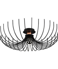 Aspendos fekete mennyezeti lámpa, ø 56 cm - Opviq lights