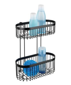 Classic Plus 2 Tier fekete fali kosár - Wenko