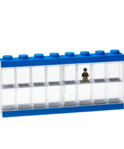 Kék, kisméretű tárolószekrény 16 db minifigurához - LEGO®