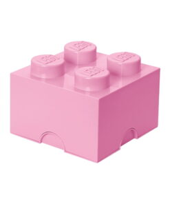 Világos rózsaszín négyszögletes tárolódoboz - LEGO®