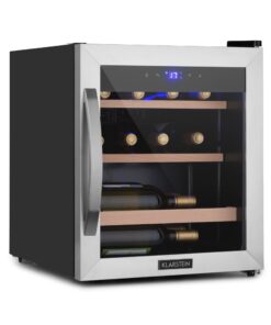 Klarstein Vinetage 12 Uno, borhűtő, 46 liter, 12 palack, 4-18°C, 40dB, üveg