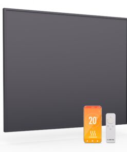 Klarstein Wonderwall Smart Infravörös hősugárzó, 60x60 cm, Applikáció, 360 W, Heti időzítő, IP24