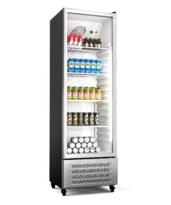 Klarstein GrandCooler italhűtő, 306 l, LED világítás, kerekekkel, 4 polc