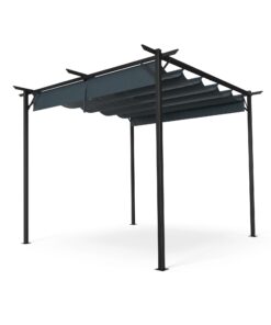 Blumfeldt Pantheon Robust Pergola, 3x3 m időjárásálló porszórt acél