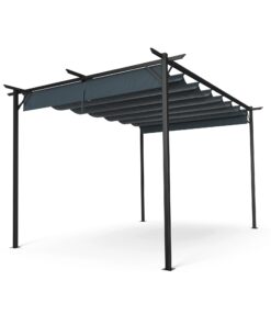 Blumfeldt Pantheon Robust Pergola, 3x4 m időjárásálló porszórt acél