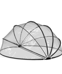 Blumfeldt ArmadilloShade medence pavilon, Kerek, Üvegszálas, UV védelem, Átlátszó