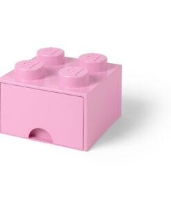 Világos rózsaszín négyszögletes tárolódoboz - LEGO®
