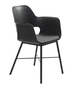 Wrestler fekete étkezőszék - Unique Furniture