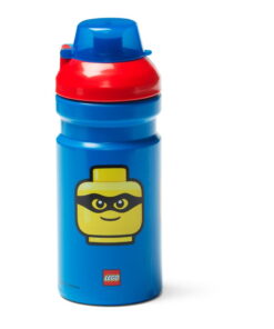 Iconic kék kulacs piros kupakkal, 390 ml - LEGO®