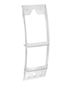 Átlátszó felakasztható fürdőszobapolc, 23 x 73 cm - iDesign