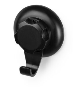 Bestlock Black Single Hook fekete öntapadós fali akasztó - Compactor