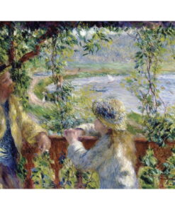 Auguste Renoir - By the Water másolat, 50 x 45 cm