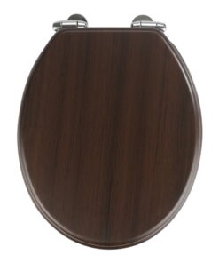 Wenge sötét WC-ülőke, 43 x 37 cm - Wenko