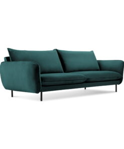 Vienna olajzöld bársony kanapé, 200 cm - Cosmopolitan Design