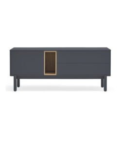 Sötétszürke TV-állvány 140x56 cm Corvo - Teulat