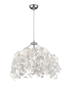 Pendant Leavy fehér függőlámpa, magasság 150 cm - Trio