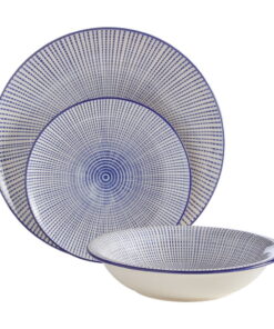 Maya 12 db-os agyagkerámia tányérkészlet - Premier Housewares
