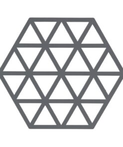Triangles szürke szilikon edényalátét - Zone