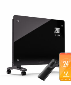 Klarstein Bornholm Smart 1500, konvektoros fűtőtest, 1500 W, WiFi, LED, IP24