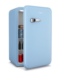 Klarstein Audrey Evo hűtőszekrény, 112 l, retro kivitel, csendes, kompakt, 3 szín