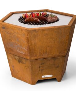 Blumfeldt Hekla 2 az 1-ben, tűzhely, Ø 60 cm, víz- és fagyálló, grill-lap, grillrács