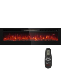 Klarstein Galeras 178, elektromos fali kandalló, 1800 W, LED
