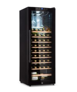 Klarstein Barossa 54 Uno, borhűtő, 155 liter, 54 palack, üvegajtó, érintőképernyős LED
