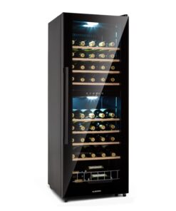 Klarstein Barossa 54 Duo, borhűtő, 148 liter,2 zóna, 54 palack, érintőképernyő