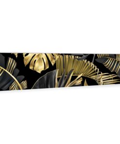Klarstein Wonderwall Air Art Smart, infravörös hősugárzó, 120 x 30 cm, 350 W, fekete virág
