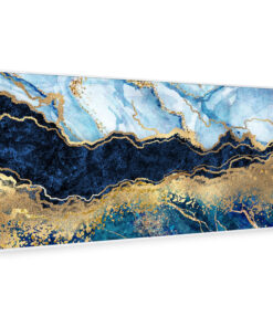 Klarstein Wonderwall Air Art Smart, infravörös hősugárzó, 120 x 60 cm, 700 W, kék márvány