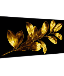 Klarstein Wonderwall Air Art Smart, infravörös hősugárzó, 120 x 60 cm, 700 W, arany levél