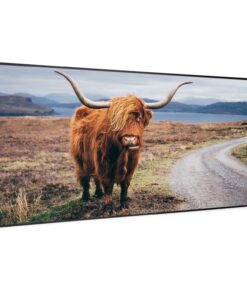 Klarstein Wonderwall Air Art Smart, infravörös hősugárzó, 120 x 60 cm, 700 W, tehén