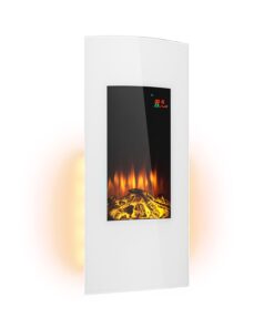 Klarstein Lamington elektromos kandalló 2000 W LED-lángok, fűtőventilátor, időzítő, hangulatvilágítás