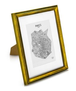Casa Chic Lancaster, képkeret, téglalap alakú, fényképek 24,8 x 19,3 cm, paszpartu, fa