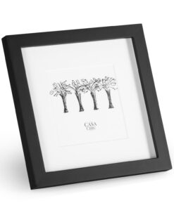 Casa Chic Cannon, képkeret, négyzet alakú, fényképek 20 x 20 cm, paszpartu, valódi fa