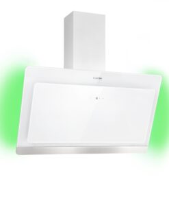 Klarstein Aurora Eco 90, páraelszívó, 550 m³/ó, 90 cm, kéményes páraelszívó, háttérvilágítás, A+