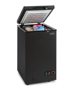 Klarstein Iceblokk 80, fagyasztódoboz, szabadon álló, 78 l, zárható, E energiahatékonysági osztály, fekete
