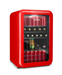 Klarstein PopLife, italhűtőszekrény, 115 liter, 0 - 10°C, retro kivitel, piros