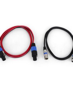 Malone Auna JO-KABEL-Kit, 1 x XLR kábel, 1 x PA kábel