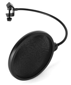 Auna Pro POP-1, pop filter, szél elleni védelem, fekete